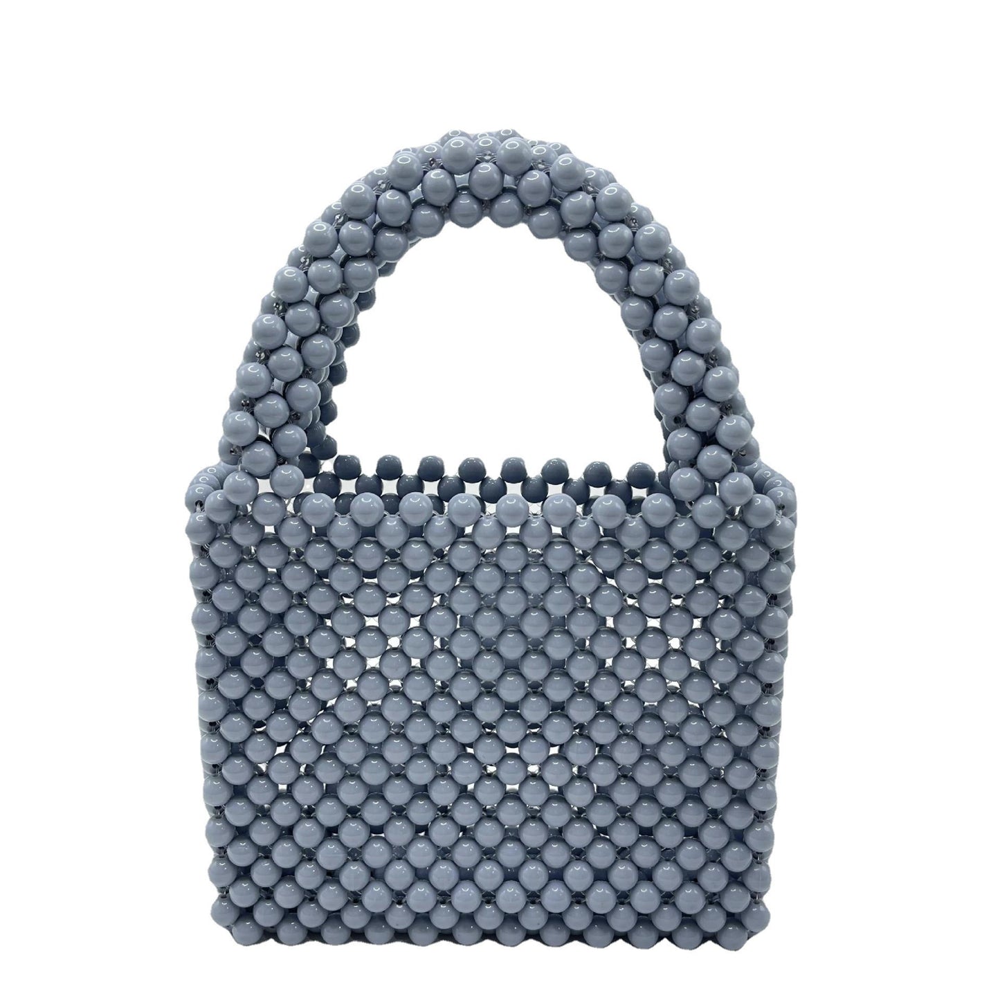 Beaded Bags Fashion Solid Color Beaded Handbags