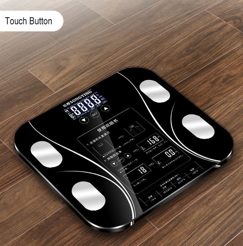 13 Body Index Electronic Smart Weighing Scales Bathroom Body Fat bmi Scale Digital Human Weight Mi Scales Floor lcd display