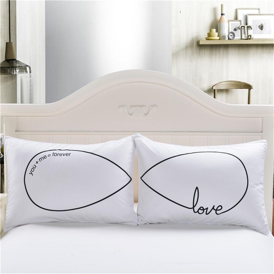 Letter pillowcase Love Bedding Pillowcase 3D Print Bedding