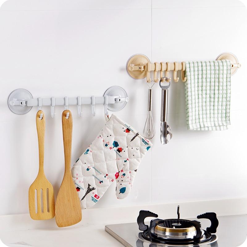 Simple Powerful Sucker Hooks Bathroom Wall No Trace Free Hook Towel Hook Kitchen Bathroom Creative Wall Hanging Hook