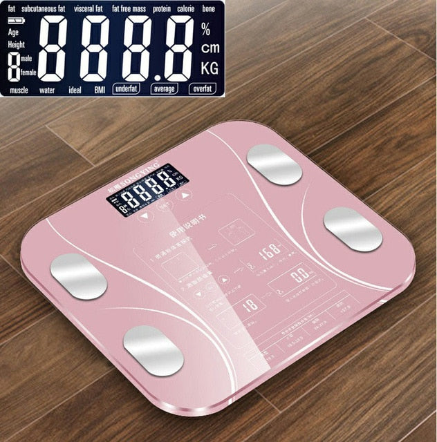 13 Body Index Electronic Smart Weighing Scales Bathroom Body Fat bmi Scale Digital Human Weight Mi Scales Floor lcd display