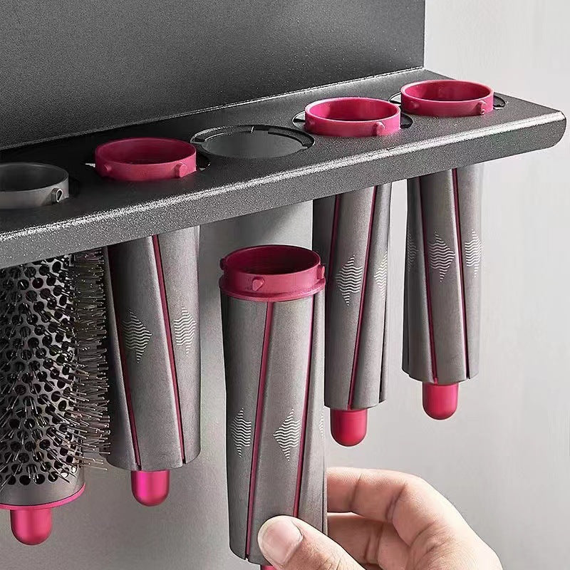 Dyson Hair Dryer Rack Hole-Free Toilet Wall-Mounted Rack Towel Rack Bathroom Storage Toilet Rack