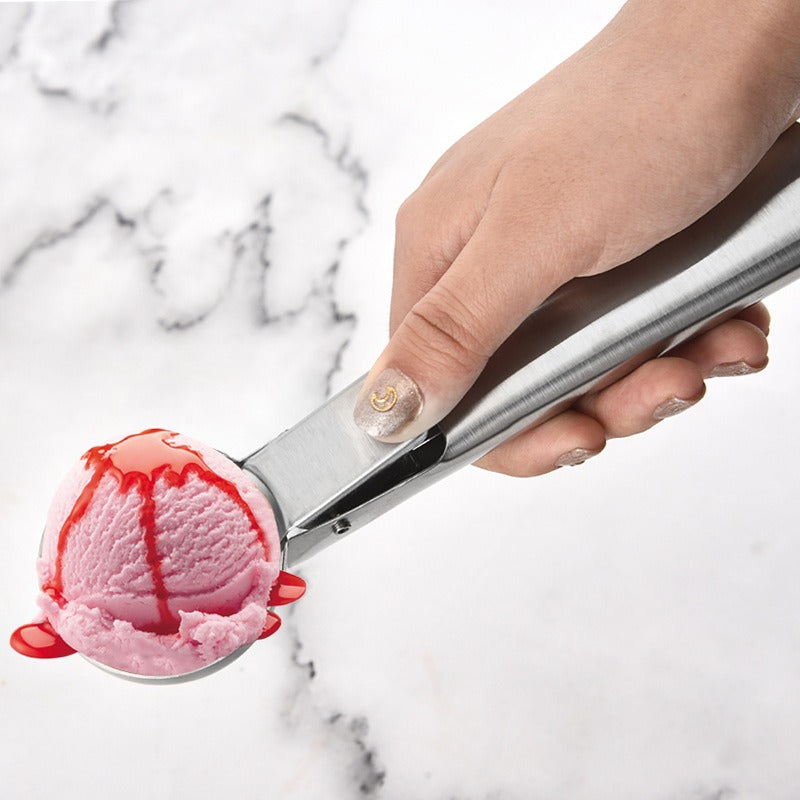 430 Stainless Steel Ice Cream Scoop Dual-Use Function Fruit Scoop Ice Cream Scoop Ball Scoop