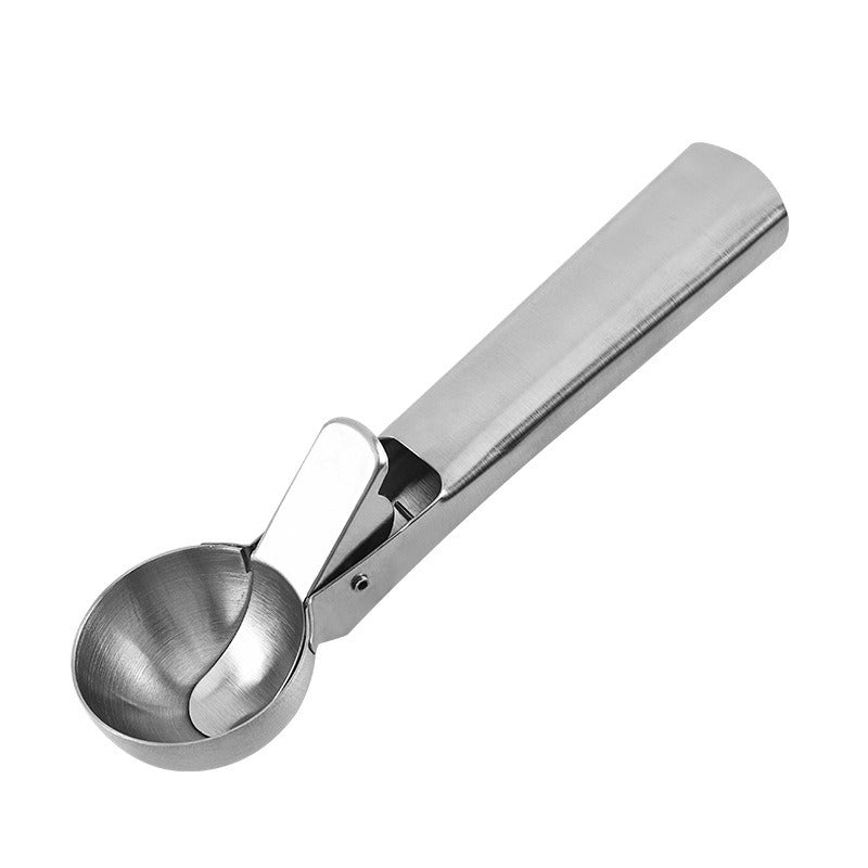 430 Stainless Steel Ice Cream Scoop Dual-Use Function Fruit Scoop Ice Cream Scoop Ball Scoop