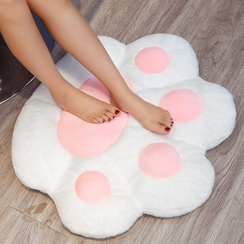 1PC 2 Sizes Soft Paw Pillow Animal Seat Cushion Stuffed Plush Sofa Indoor Floor Home Chair Decor Winter Children Girls Gift