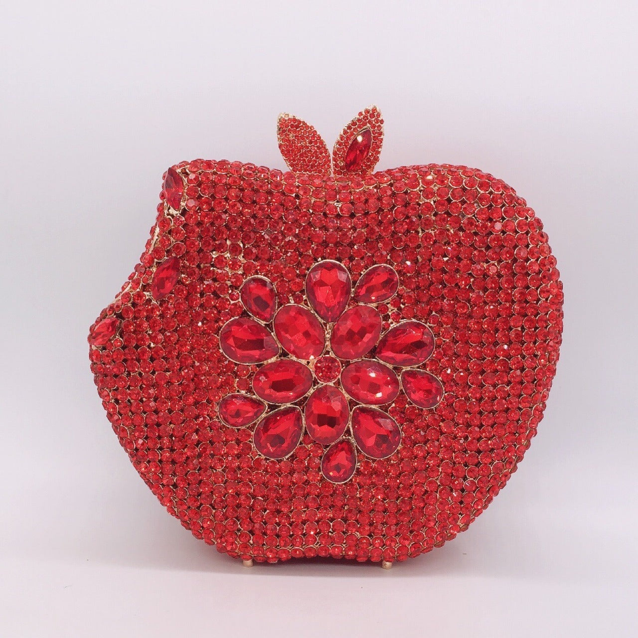 Apple Diamond Dinner Bag Banquet Handbag