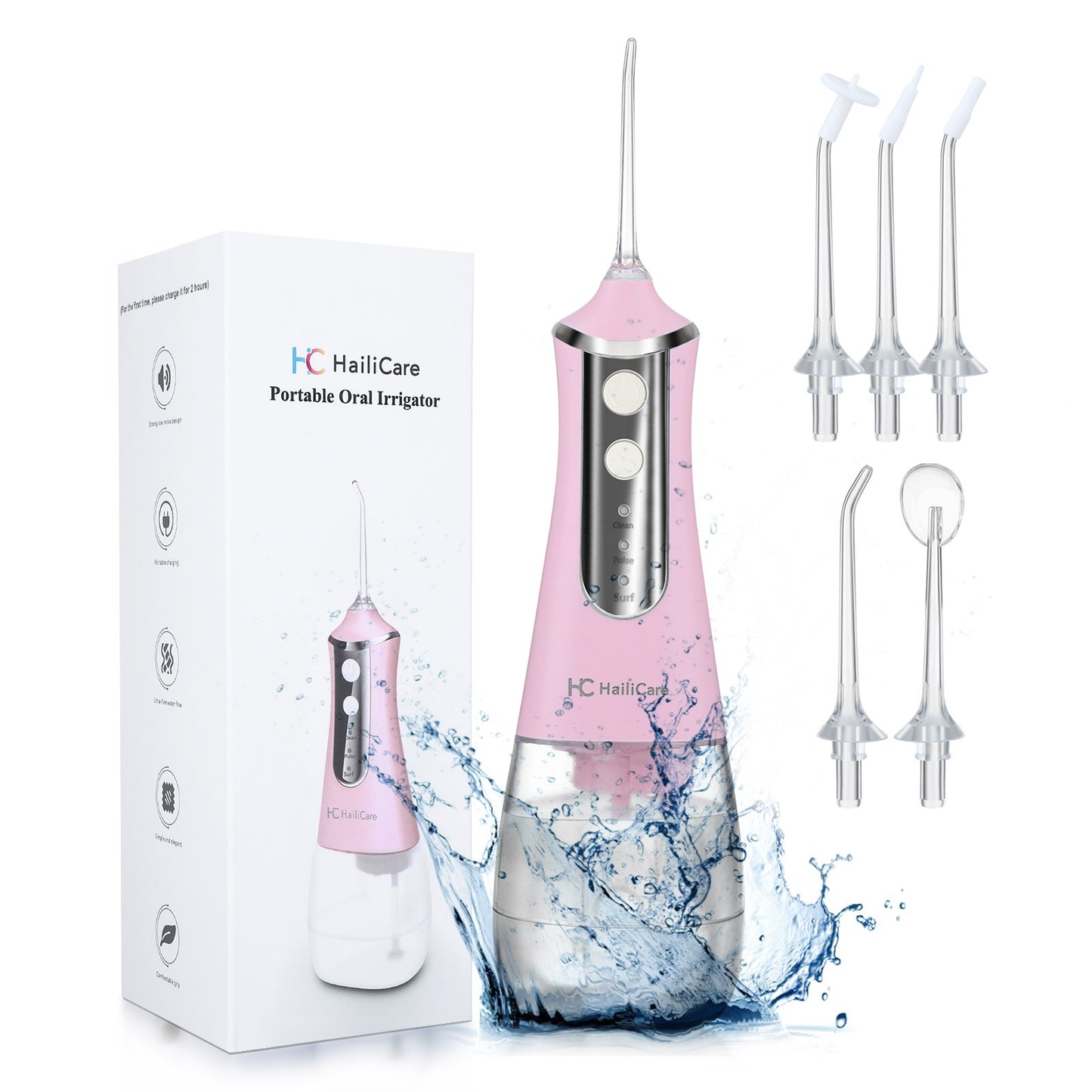 3-Speed Tooth Rinser Electric Oral Tooth Cleaning Device Water Floss Household Portable Tooth Cleaner Tooth Cleaning Device