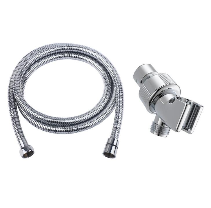 1.5m Stainless Steel Hose Bathroom Shower Head Hose Washer Non-rusting Water Flexible Shower Pipe Household Bathroom Accessories