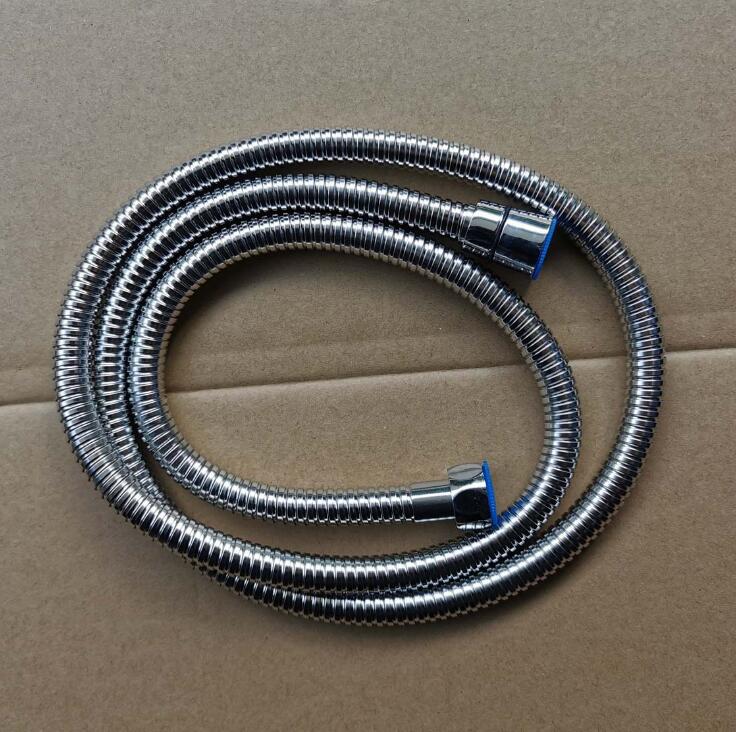 1.5m Stainless Steel Hose Bathroom Shower Head Hose Washer Non-rusting Water Flexible Shower Pipe Household Bathroom Accessories