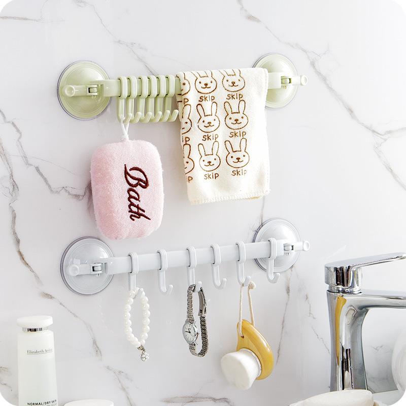 Simple Powerful Sucker Hooks Bathroom Wall No Trace Free Hook Towel Hook Kitchen Bathroom Creative Wall Hanging Hook