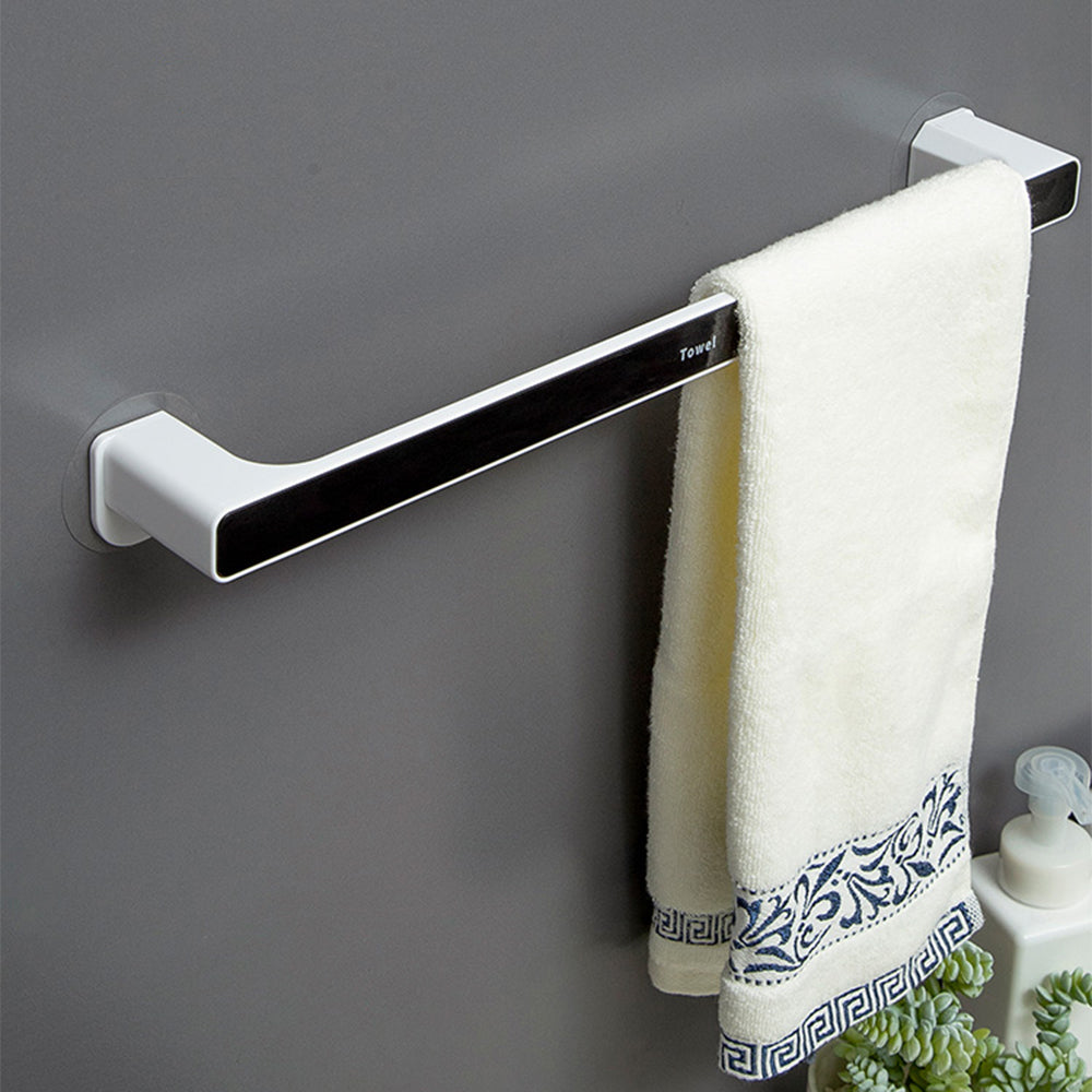 Towel Rack Punch Free Bathroom Bathroom Suction Cup Nordic Minimalist Creative Bath Towel Rack Rack Wall-Mounted Towel Bar