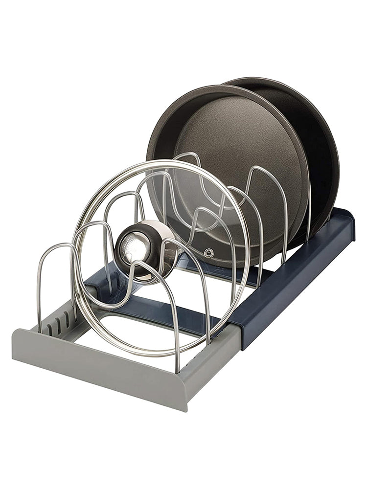 Kitchen Utensils Pots And Pans Shelf Retractable Dish Storage Rack