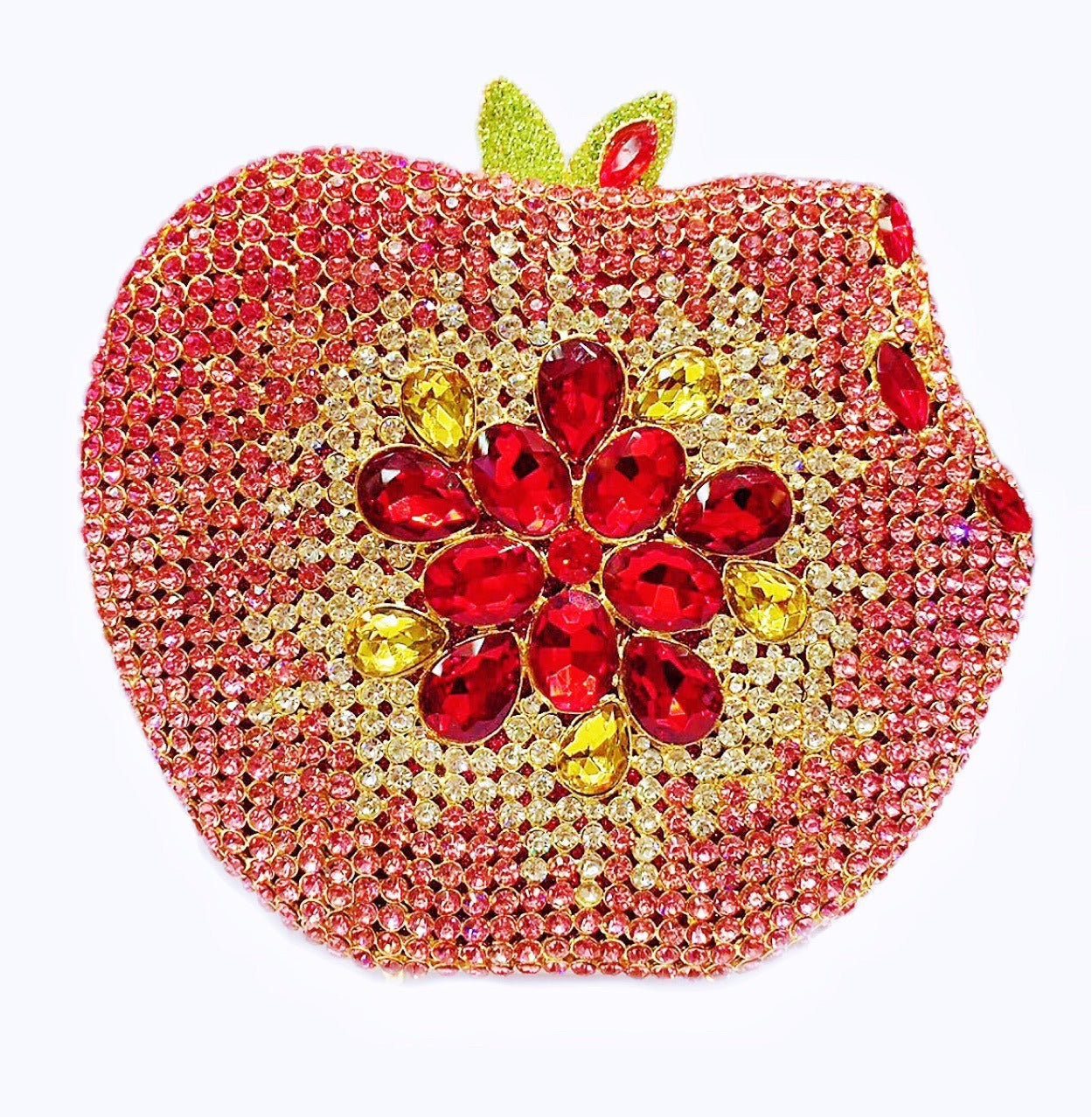 Apple Diamond Dinner Bag Banquet Handbag