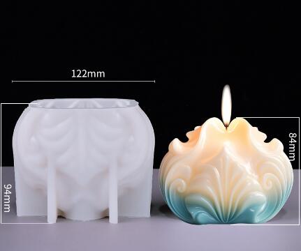 Shell scented candle mold grinding tool