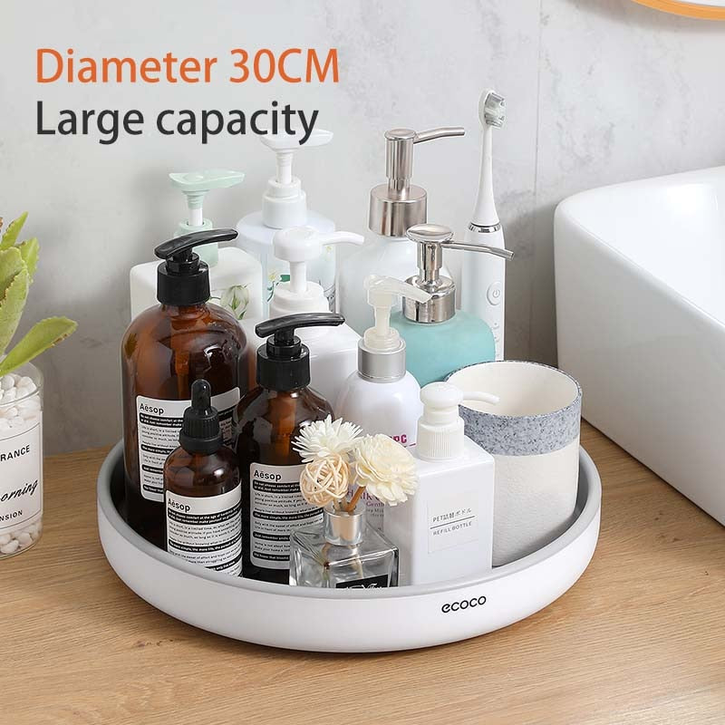 360° Rotating Storage Rack Multifunctional Seasoning Organizer Shelf Oilproof Non-slip Kitchen supplies Holder For Home