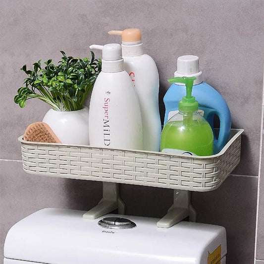 Home Bathroom Storage Rack Multifunction Strong Adhesive Rack Toiletries Shelves for Bathroom Organizer Accessories