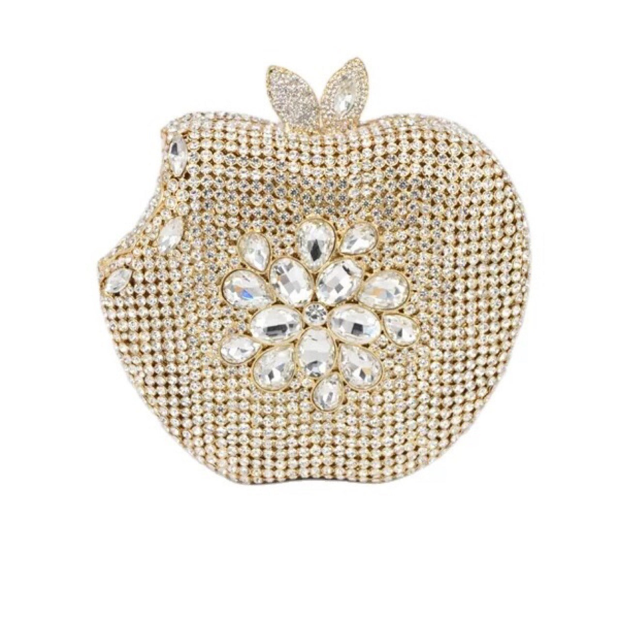 Apple Diamond Dinner Bag Banquet Handbag