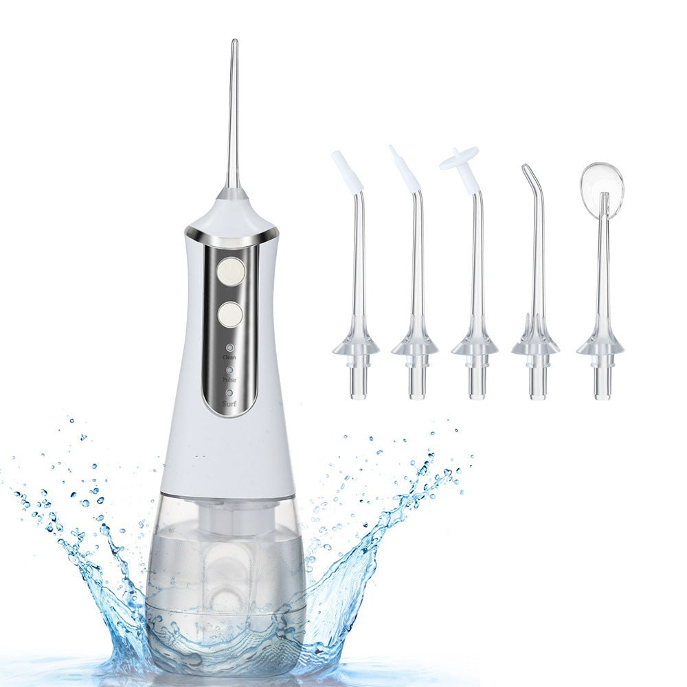 3-Speed Tooth Rinser Electric Oral Tooth Cleaning Device Water Floss Household Portable Tooth Cleaner Tooth Cleaning Device