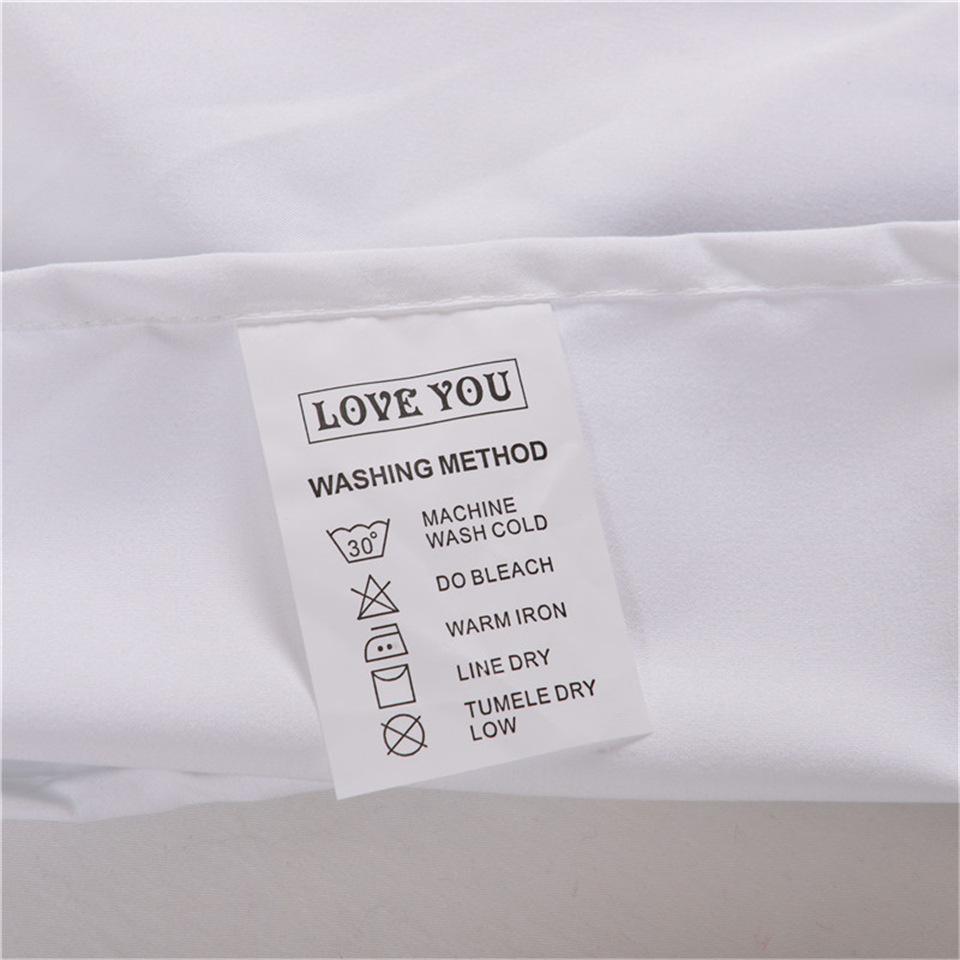 Letter pillowcase Love Bedding Pillowcase 3D Print Bedding