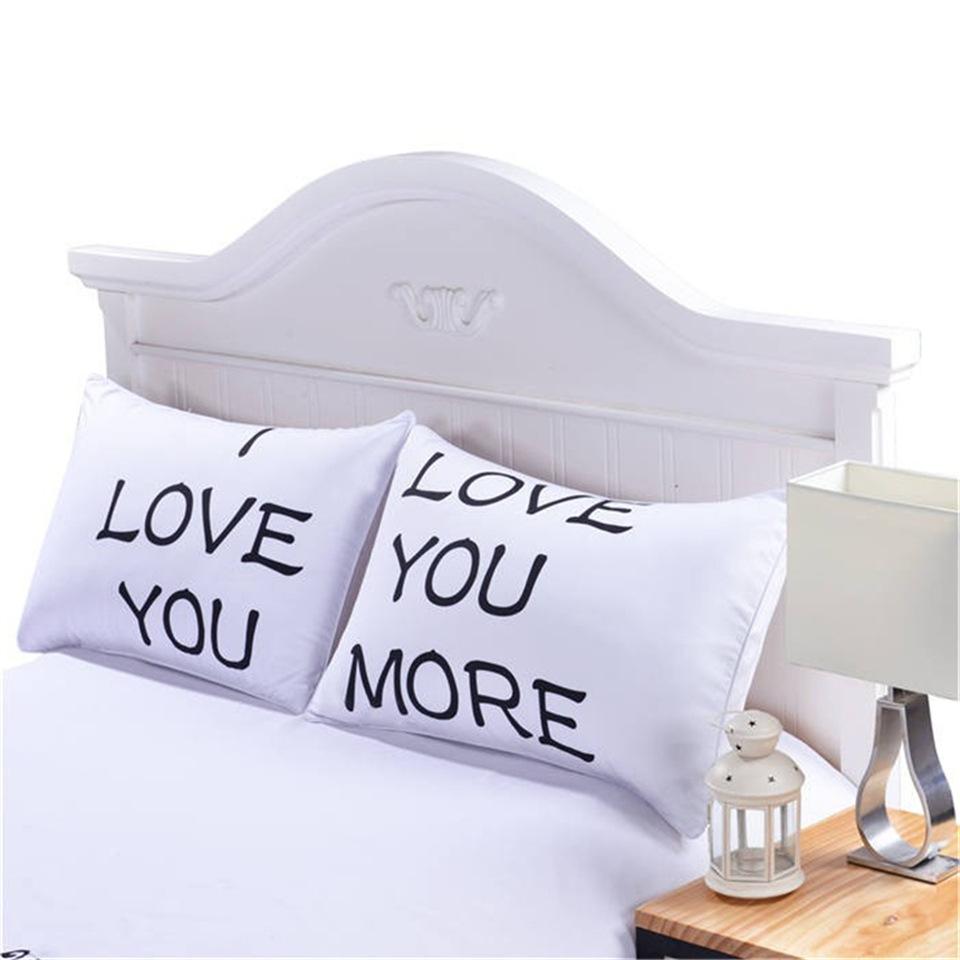 Bedding   I love you Pillowcase Print Neck Pillow Case  Decorative Pillow Cover  Bedding