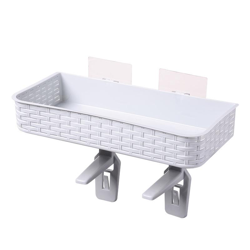 Home Bathroom Storage Rack Multifunction Strong Adhesive Rack Toiletries Shelves for Bathroom Organizer Accessories