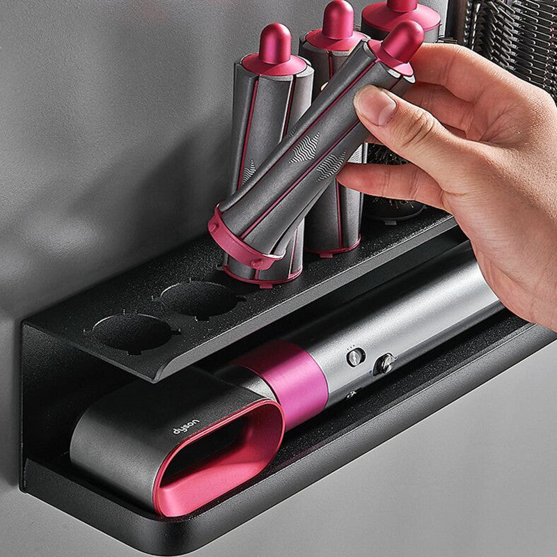 Dyson Hair Dryer Rack Hole-Free Toilet Wall-Mounted Rack Towel Rack Bathroom Storage Toilet Rack