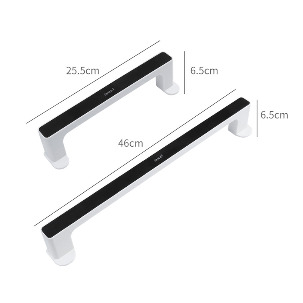 Towel Rack Punch Free Bathroom Bathroom Suction Cup Nordic Minimalist Creative Bath Towel Rack Rack Wall-Mounted Towel Bar