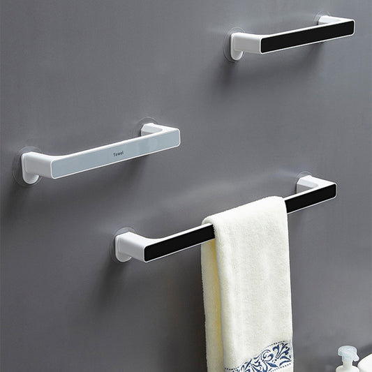 Towel Rack Punch Free Bathroom Bathroom Suction Cup Nordic Minimalist Creative Bath Towel Rack Rack Wall-Mounted Towel Bar