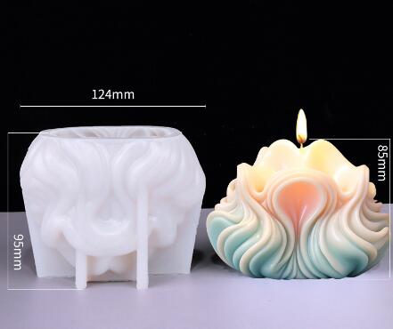 Shell scented candle mold grinding tool