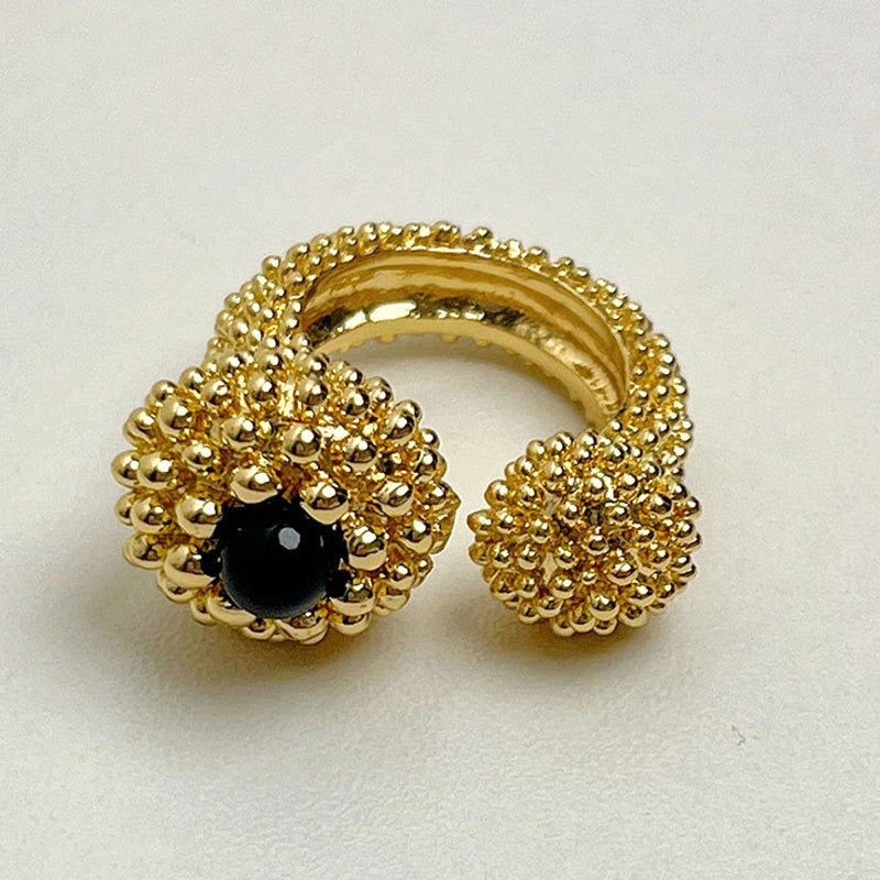 Unique ring, light luxury and high-end gold ring