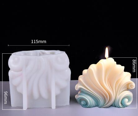 Shell scented candle mold grinding tool