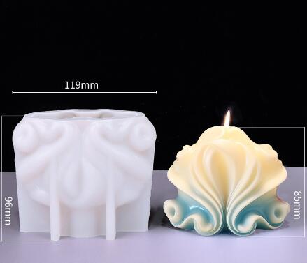 Shell scented candle mold grinding tool