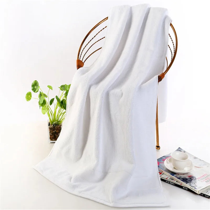 Egyptian Cotton beach towel Terry Bath Towels bathroom 70*140cm 650g Thick Luxury Solid for SPA Bathroom Bath Towels for Adults